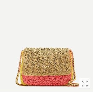 J. CREW COLORBLOCKED CROSSBODY BAG